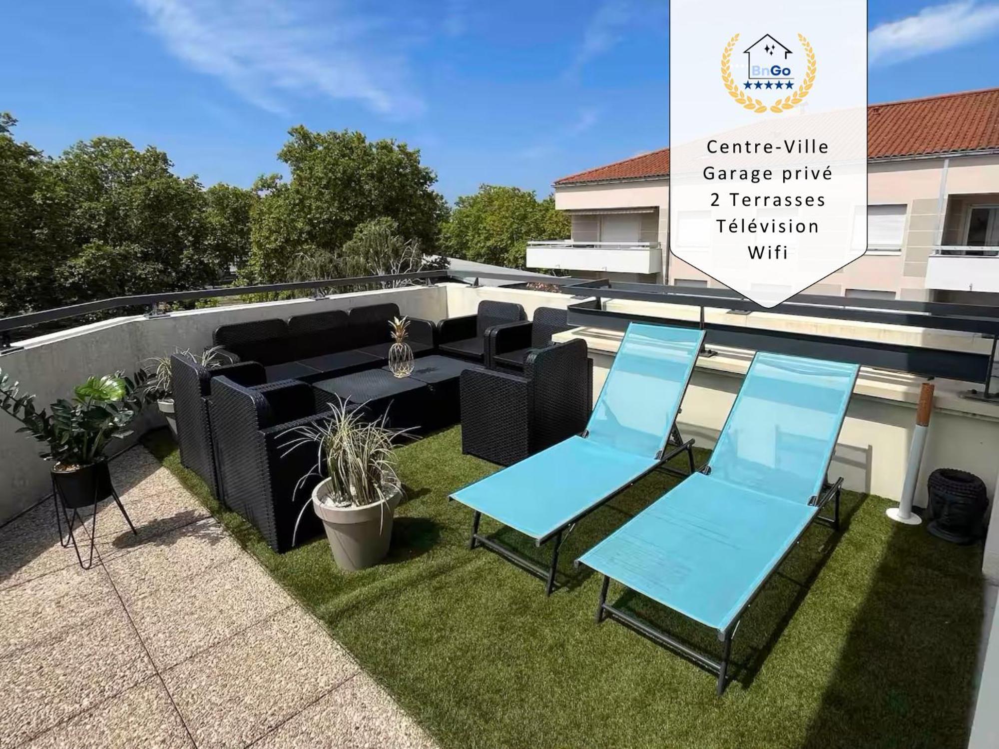 Bngo I Immense Rooftop Lyon I 2 Chambres, 4 Places Parkings, 2 Immenses Terrasses, 8 Personnes Εξωτερικό φωτογραφία